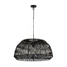 Пендел VK LEADING LIGHT VK/03148PE/73 LIS  1 x Е27 PC RATTAN BLACK PENDANT LAMP