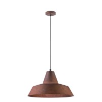 Пендел VK LEADING LIGHT VK/03167/BR AIMI 1 x E27 RUST BROWN PENDANT LAMP