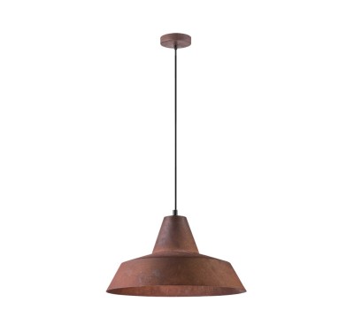 Пендел VK LEADING LIGHT VK/03167/BR AIMI 1 x E27 RUST BROWN PENDANT LAMP