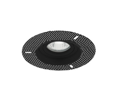 VK LEADING LIGHT VK/03193G/B TENE TRIMLESS ROUND DOWNLIGHT BLACK