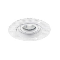 VK LEADING LIGHT VK/03193G/W TENE TRIMLESS ROUND DOWNLIGHT WHITE