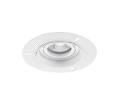 VK LEADING LIGHT VK/03193G/W TENE TRIMLESS ROUND DOWNLIGHT WHITE