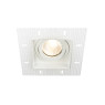 Луна за вграждане VK LEADING LIGHT VK/03194G/W TENE TRIMLESS SQUARE DOWNLIGHT WHITE