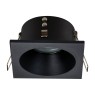 VK LEADING LIGHT VK/03208/B IRMA BLACK SQUARE DOWNLIGHT IP65