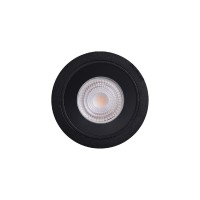 VK LEADING LIGHT VK/03299G/B IKON BLACK 1 x GU10 RECESSED ROUND DOWNLIGHT