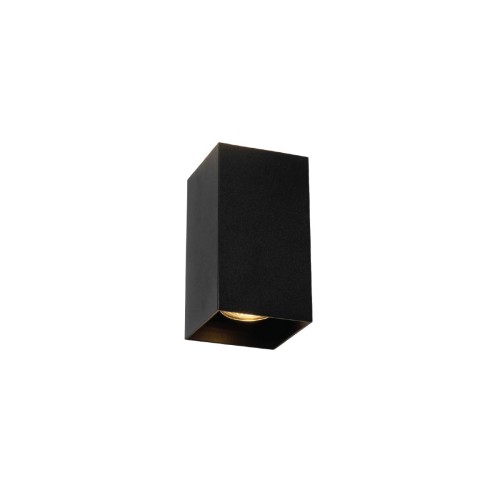 VK LEADING LIGHT VK/03311/WA/B HANA 2 x GU10 BLACK WALL LAMP