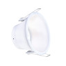 VK LEADING LIGHT VK/03341/W ROY WHITE ROUND DOWNLIGHT IP44