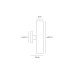 VK LEADING LIGHT VK/03349/WA/WW/40 HALO 1 x E27 WALNUT WOOD WALL LAMP