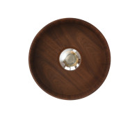 VK LEADING LIGHT VK/03349/WA/WW/40 HALO 1 x E27 WALNUT WOOD WALL LAMP VK LEADING LIGHT VK/03349/WA/WW/40 HALO 1 x E27 WALNUT WOOD WALL LAMP