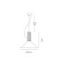 Пендел VK LEADING LIGHT VK/03350/PE/OW-WM HALO 1 x E27 PENDANT LAMP