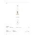 Пендел VK LEADING LIGHT VK/03350/PE/OW-WM HALO 1 x E27 PENDANT LAMP