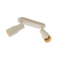 Спот VK LEADING LIGHT VK/03354/CE/2/BG ILUMA 2 x GU10 BEIGE ADJUSTABLE SPOT LAMP