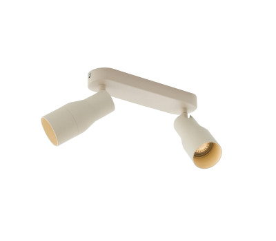 Спот VK LEADING LIGHT VK/03354/CE/2/BG ILUMA 2 x GU10 BEIGE ADJUSTABLE SPOT LAMP