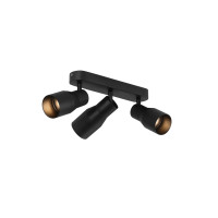 Спот VK LEADING LIGHT VK/03354/CE/3/B ILUMA 3 x GU10 BLACK ADJUSTABLE SPOT LAMP