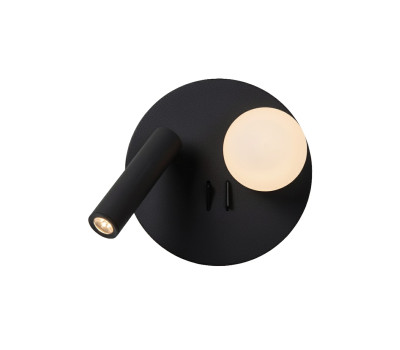 VK LEADING LIGHT VK/03355/WA/B SOLE 1 x G9 + 3W 3000K LED BLACK WALL LAMP VK LEADING LIGHT VK/03355/WA/B SOLE 1 x G9 + 3W 3000K LED BLACK WALL LAMP