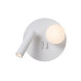 VK LEADING LIGHT VK/03355/WA/W SOLE 1 x G9 + 3W 3000K LED WHITE WALL LAMP VK LEADING LIGHT VK/03355/WA/W SOLE 1 x G9 + 3W 3000K LED WHITE WALL LAMP