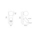VK LEADING LIGHT VK/03356/WA/B NERO 1 x G9 + 1 x GU10 BLACK WALL LAMP VK LEADING LIGHT VK/03356/WA/B NERO 1 x G9 + 1 x GU10 BLACK WALL LAMP