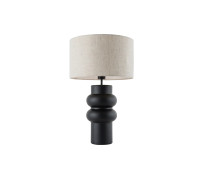 VK LEADING LIGHT VK/03358/B OTTO 1 x Е27 BLACK/GREY TABLE LAMP