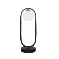 VK LEADING LIGHT VK/03361/B VIVO 1 x G9 BLACK TABLE LAMP