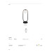 Настолна лампа VK LEADING LIGHT VK/03361/B VIVO 1 x G9 BLACK TABLE LAMP