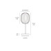 VK LEADING LIGHT VK/03362/TL/BS PERO 1 x G9 TABLE LAMP VK LEADING LIGHT VK/03362/TL/BS PERO 1 x G9 TABLE LAMP
