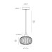 Пендел VK LEADING LIGHT VK/03363/PE/BS PERO 1 x G9 PENDANT LAMP