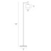 VK LEADING LIGHT VK/03370/FL/BS NALA 1 x Е14 FLOOR LAMP