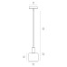 VK LEADING LIGHT VK/03370/PE/BS NALA 1 x Е14 PENDANT LAMP