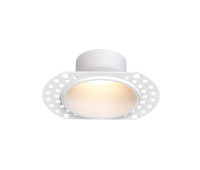 VK LEADING LIGHT VK/03371/W HUDI TRIMLESS ROUND DOWNLIGHT WHITE