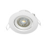 VK LEADING LIGHT VK/04108/W/C ROMO WHITE 5W 4000K RECESSED ROUND DOWNLIGHT