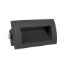LED фасадна луна за вграждане в стена VK LEADING LIGHT VK/04139/AN/W EDDA 2,8W 3000K IP54 ANTHRACITE RECTANGULAR FACADE RECESSED LAMP