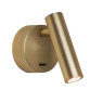 VK LEADING LIGHT VK/04152/WA/BS/W OBO 3W 3000K SATIN BRASS WALL LAMP