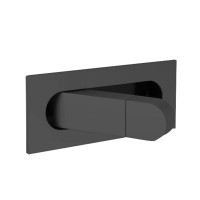 VK LEADING LIGHT VK/04155/WA/B/W ELLIS 3W 3000K BLACK RECESSED WALL LAMP