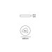 VK LEADING LIGHT VK/04242CE/W/W/45 CLOUD 38W 3000K WHITE CEILING LAMP