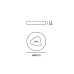 VK LEADING LIGHT VK/04242CE/W/W/60 CLOUD 50W 3000K WHITE CEILING LAMP