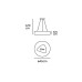VK LEADING LIGHT VK/04242PE/W/W/45 CLOUD 38W 3000K WHITE PENDANT LAMP