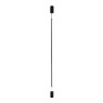 VK LEADING LIGHT VK/04270/B/W 9W 3000K BLACK CEILING - FLOOR LAMP