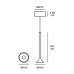 LED пендел VK LEADING LIGHT VK/04305PE/B/W/60 PHON 4W 3000K BLACK PENDANT LAMP