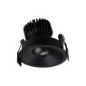 VK LEADING LIGHT VK/04345/B/W PRESTO BLACK 6W 3000K RECESSED ADJUSTABLE DOWNLIGHT