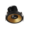 LED луна за вграждане VK LEADING LIGHT VK/04345/BGD/C PRESTO BLACK AND GOLD 6W 4000K RECESSED ADJUSTABLE DOWNLIGHT