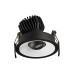 LED луна за вграждане VK LEADING LIGHT VK/04345/WB/W PRESTO BLACK AND WHITE 6W 3000K RECESSED ADJUSTABLE DOWNLIGHT