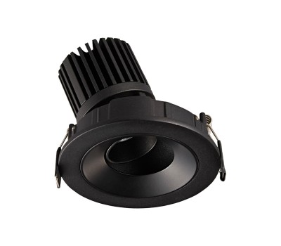LED луна за вграждане VK LEADING LIGHT VK/04346/B/W PRESTO BLACK 11W 3000K RECESSED ADJUSTABLE DOWNLIGHT