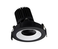 LED луна за вграждане VK LEADING LIGHT VK/04346/WB/C PRESTO BLACK AND WHITE 12W 4000K RECESSED ADJUSTABLE DOWNLIGHT