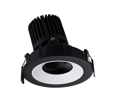 LED луна за вграждане VK LEADING LIGHT VK/04346/WB/W PRESTO BLACK AND WHITE 11W 3000K RECESSED ADJUSTABLE DOWNLIGHT
