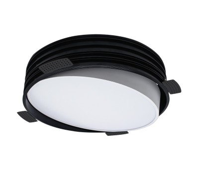 VK LEADING LIGHT VK/04348/W/W/55 DREAM 40W 3000K WHITE LED RECESSED ADJUSTABLE CELING TRIMLESS PANEL