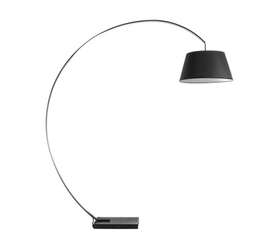 Лампион VK LEADING LIGHT VK/04385/B DIA 1 х Е27 BLACK MARBLE FLOOR LAMP