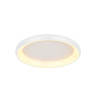 VK LEADING LIGHT VK/04416CE/W/W/46 HART 34W 3000K WHITE CEILING LAMP TRIAC DIMMABLE