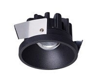 LED луна за вграждане VK LEADING LIGHT VK/04435/B/C/83 POC 11W 4000K BLACK LED RECESSED DOWNLIGHT IP44