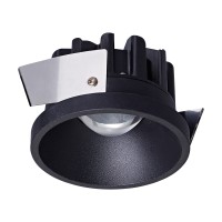 LED луна за вграждане VK LEADING LIGHT VK/04435/B/W/83 POC 11W 3000K BLACK LED RECESSED DOWNLIGHT IP44