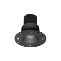 LED луна за вграждане VK LEADING LIGHT VK/04445/B/WW ABEL BLACK 5W 2700K RECESSED TRIMLESS DOWNLIGHT